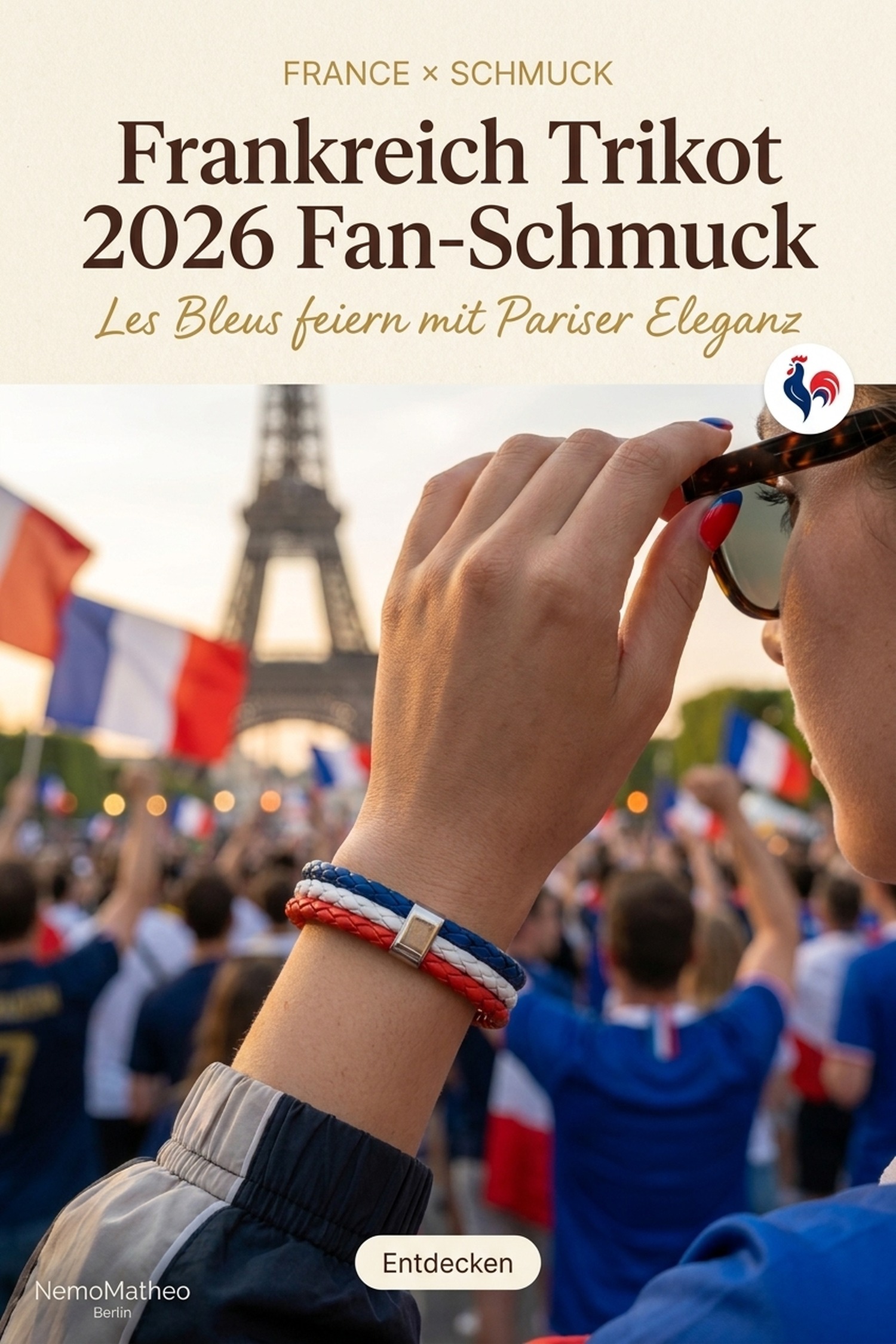 Frankreich Trikot 2026 Les Bleus Fan-Schmuck — Bleu-Blanc-Rouge Edition, NemoMatheo Berlin